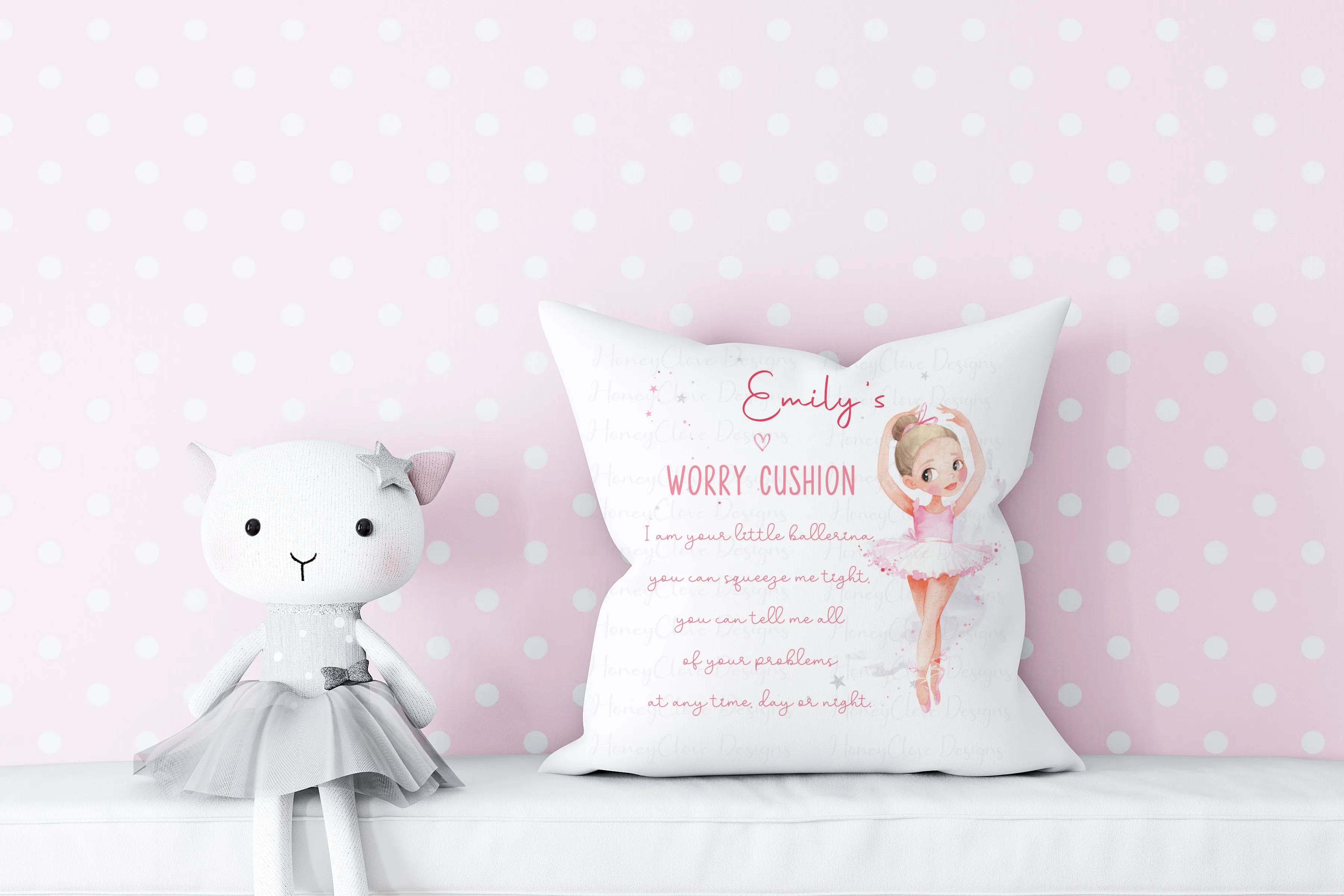 Ballerina Worry Cushion