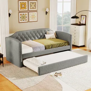 Baltic Twin Size Daybed with Trundle - Gray