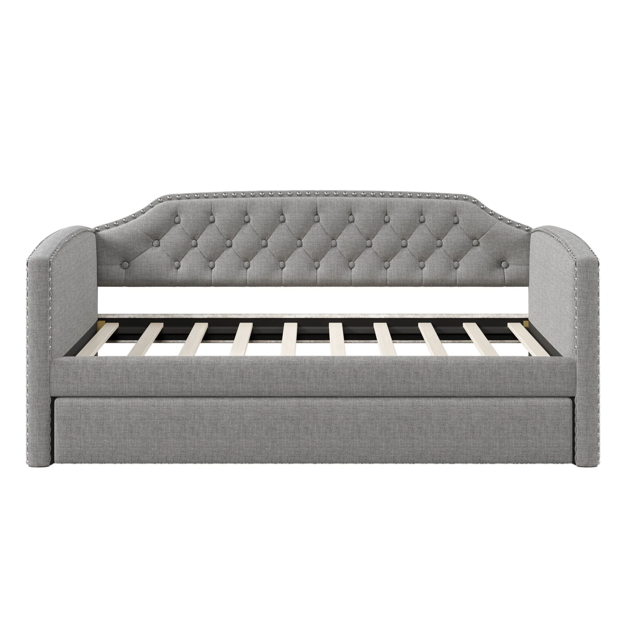 Baltic Twin Size Daybed with Trundle - Gray