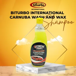 Biturbo International Carnuba Wash and Wax Shampoo 700 ML