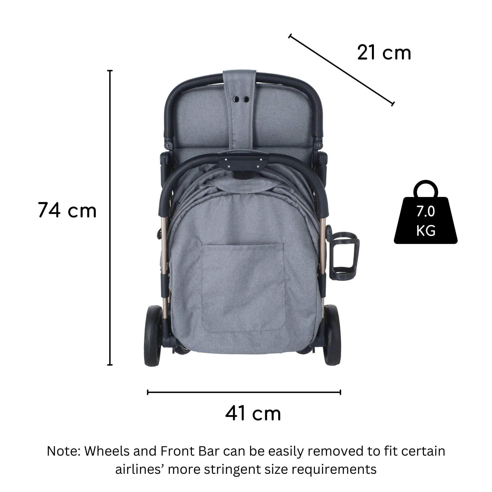 Bonbijou Lucio Stroller - 2 Color