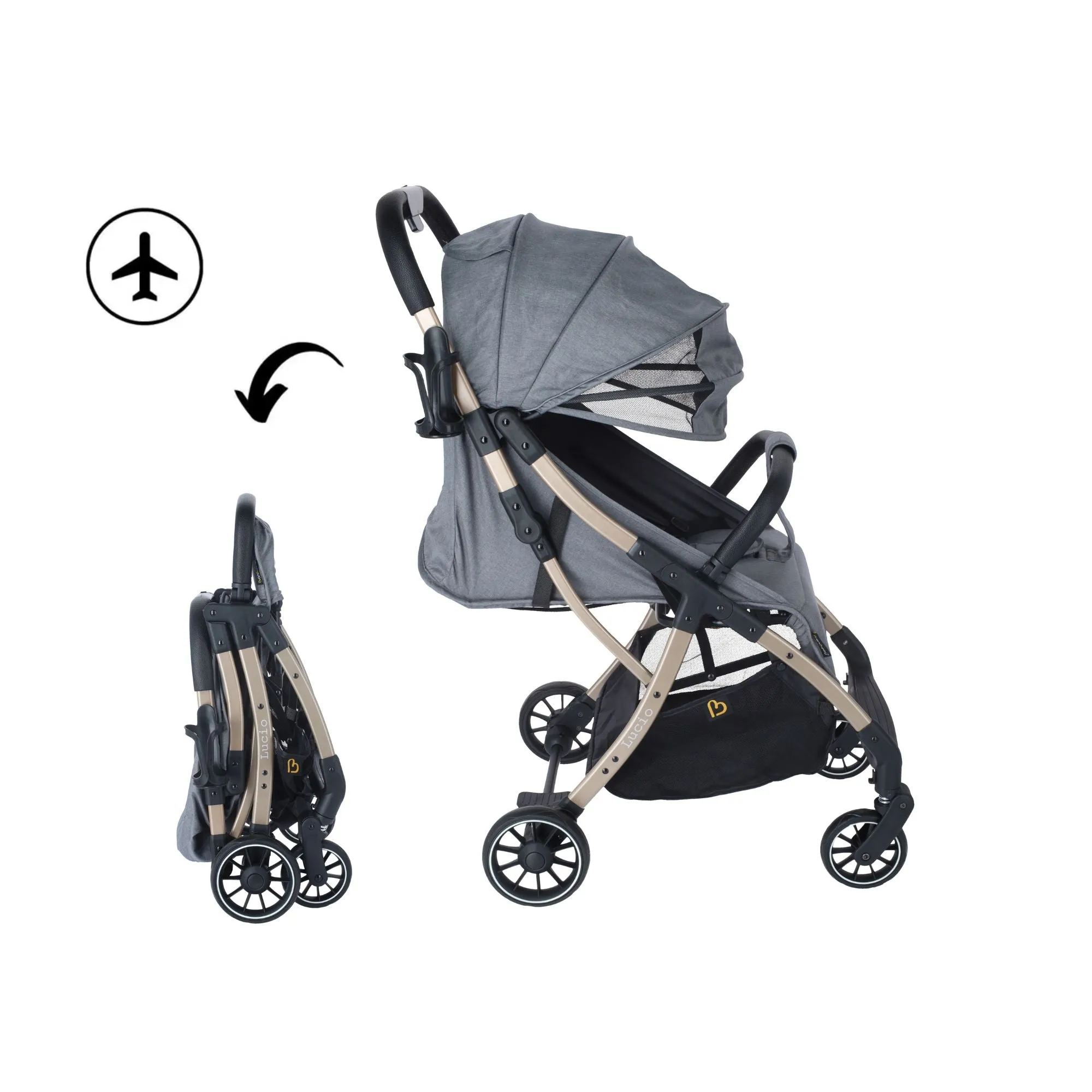 Bonbijou Lucio Stroller - 2 Color