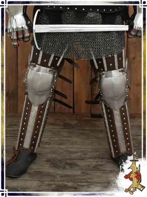 Brigandine Leg Armour