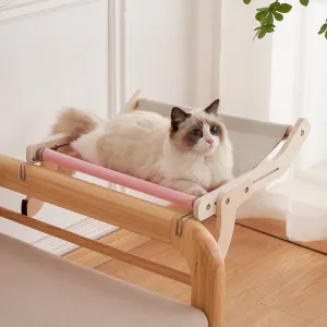 Cat Bed Hanging Bed Balcony Window Glass Wood / Cama para gatos Cama colgante Balcón Ventana Vidrio Madera