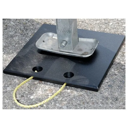 Clear 1 Racing 12 x 12" Square Jack Pad Plastic - Black