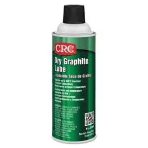 CRC Dry Graphite Lube, 10 oz, Aerosol Can, Black, 03094