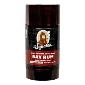 Deodorant Natural Bay Rum 2.65oz Aluminum Free Wh-deo-brm-01