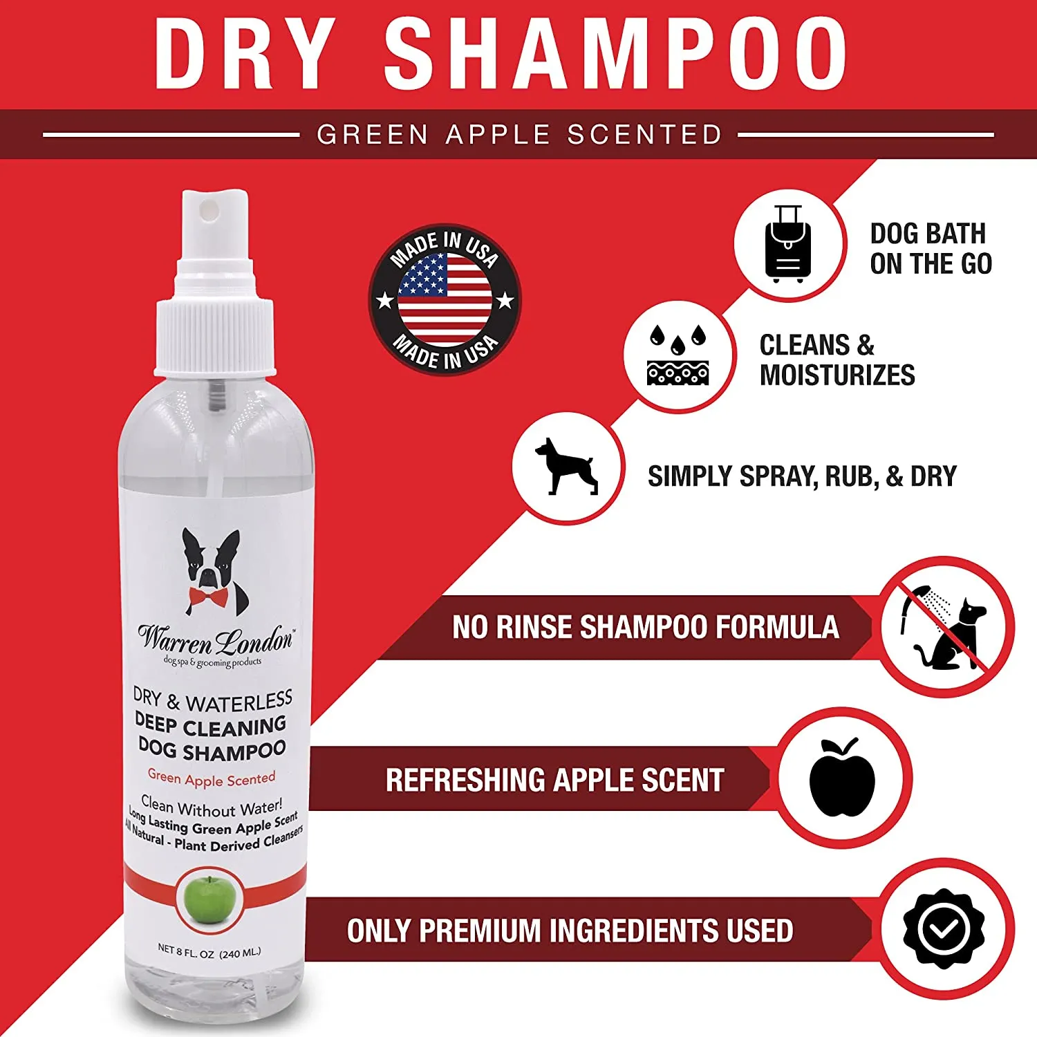 Dry & Waterless Deep Cleaning Shampoo