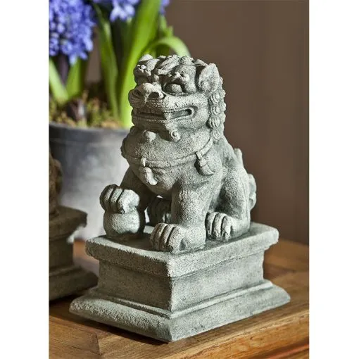 Foo Dog Guardian Statue Set