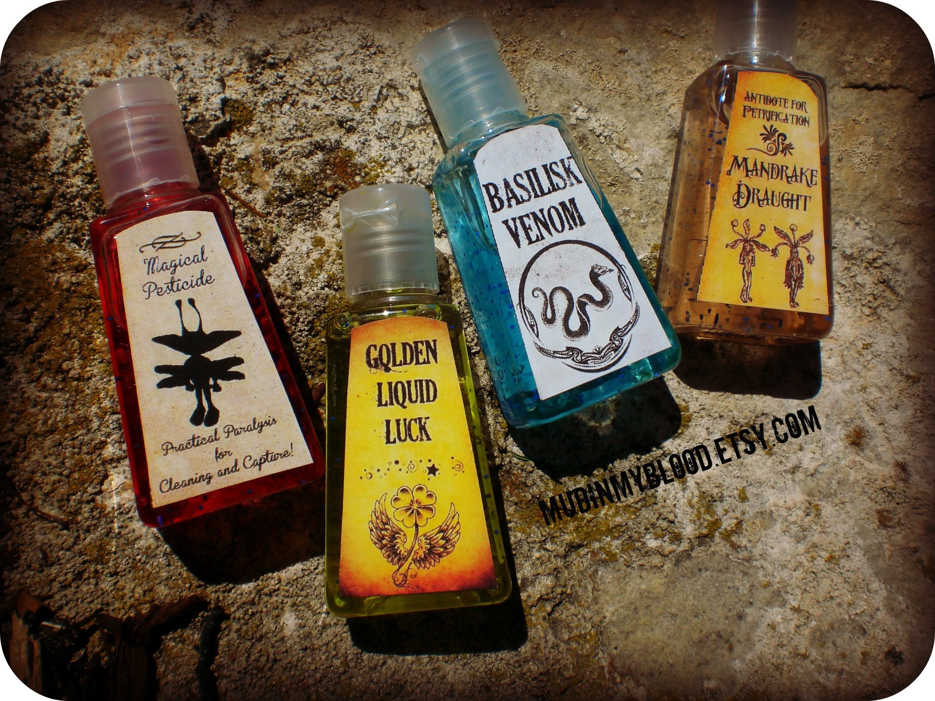 Four Pocket Potion Hand Sanitizers- Set 3