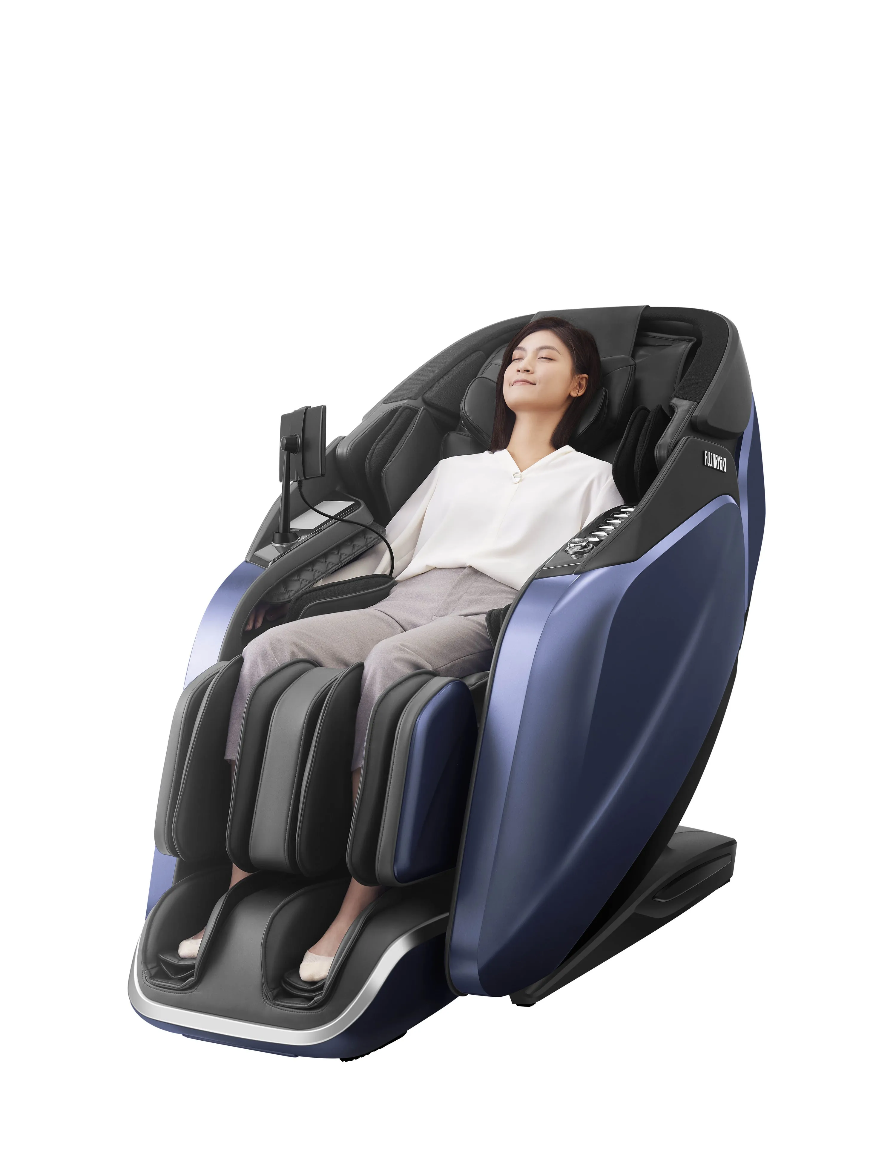 Fujiiryoki Cyber Relax Pro - 4D Dual Massage Robot Flex Frame SL Track Massage Chair