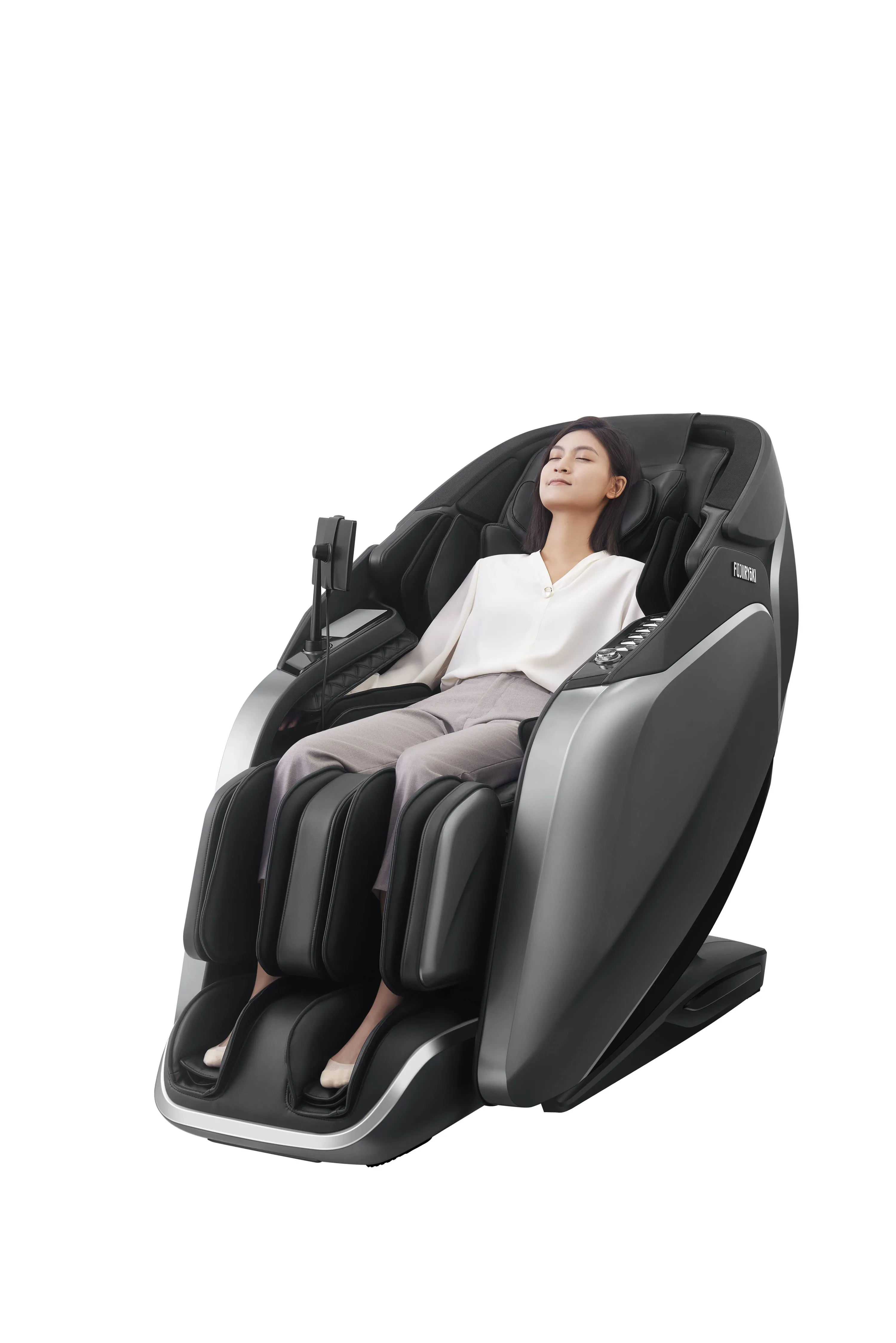 Fujiiryoki Cyber Relax Pro - 4D Dual Massage Robot Flex Frame SL Track Massage Chair