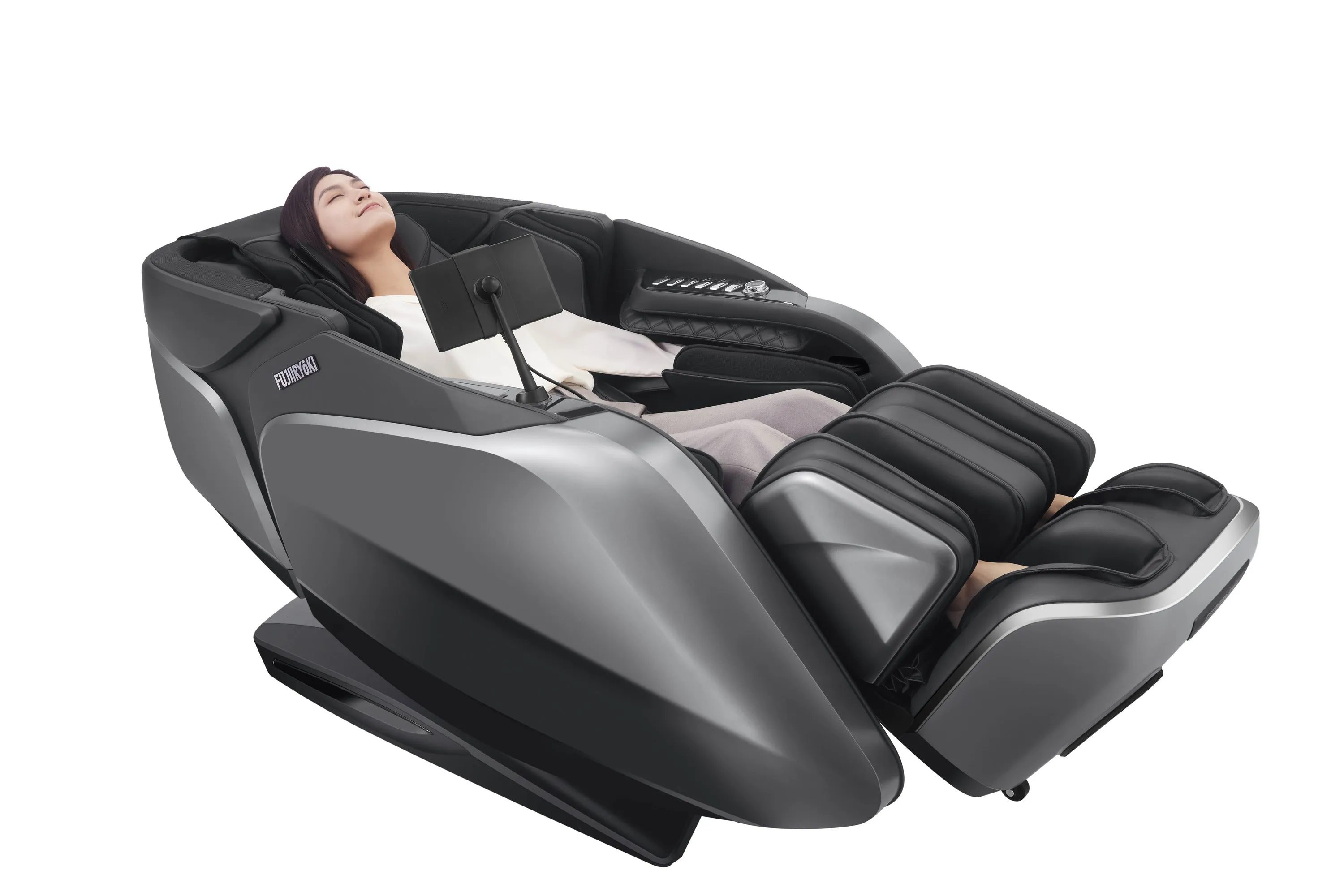 Fujiiryoki Cyber Relax Pro - 4D Dual Massage Robot Flex Frame SL Track Massage Chair