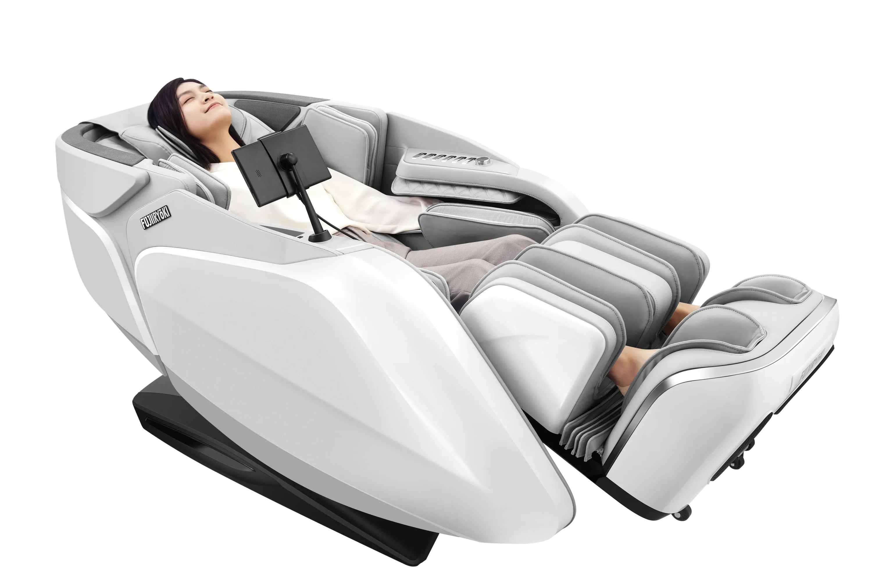 Fujiiryoki Cyber Relax Pro - 4D Dual Massage Robot Flex Frame SL Track Massage Chair