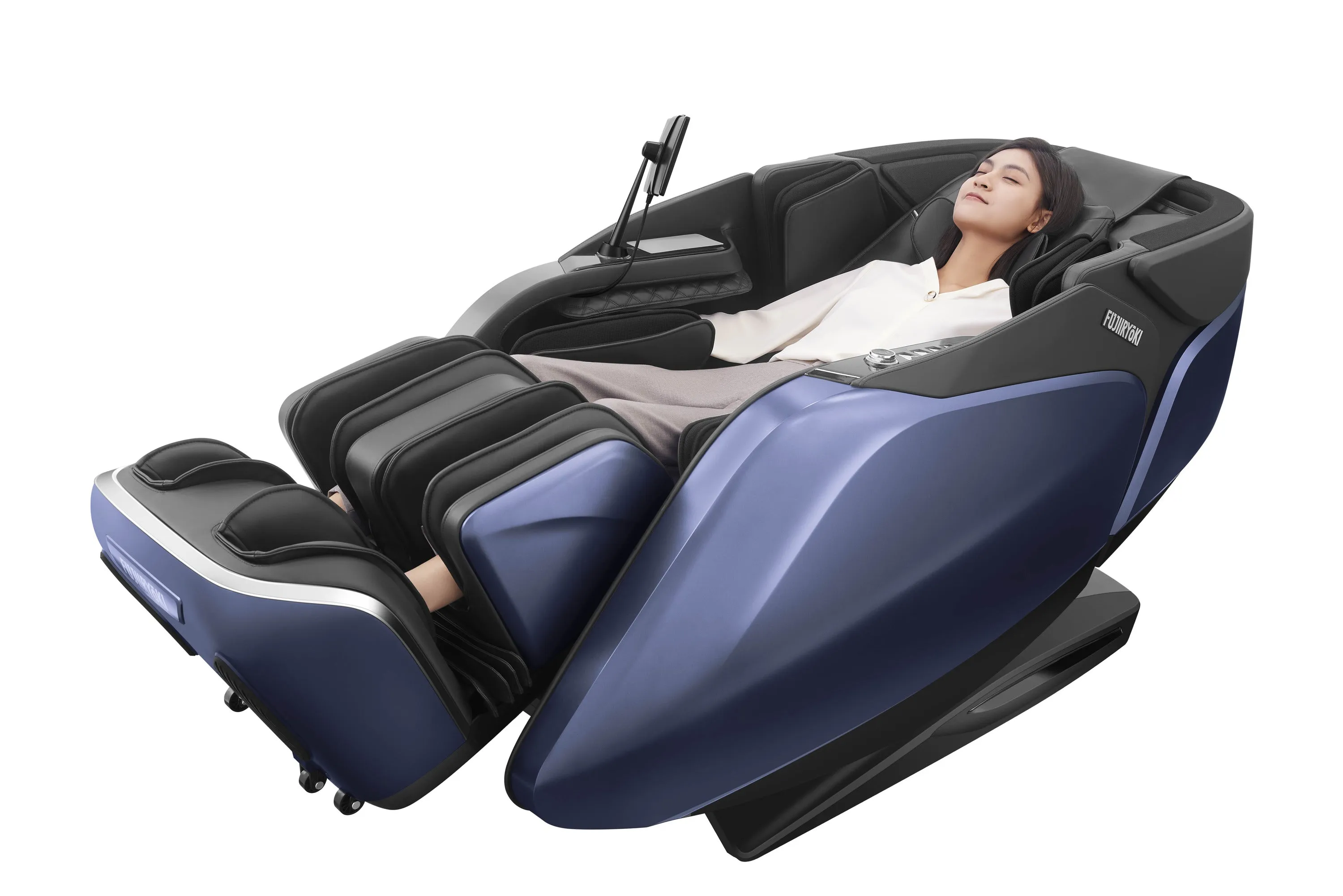 Fujiiryoki Cyber Relax Pro - 4D Dual Massage Robot Flex Frame SL Track Massage Chair