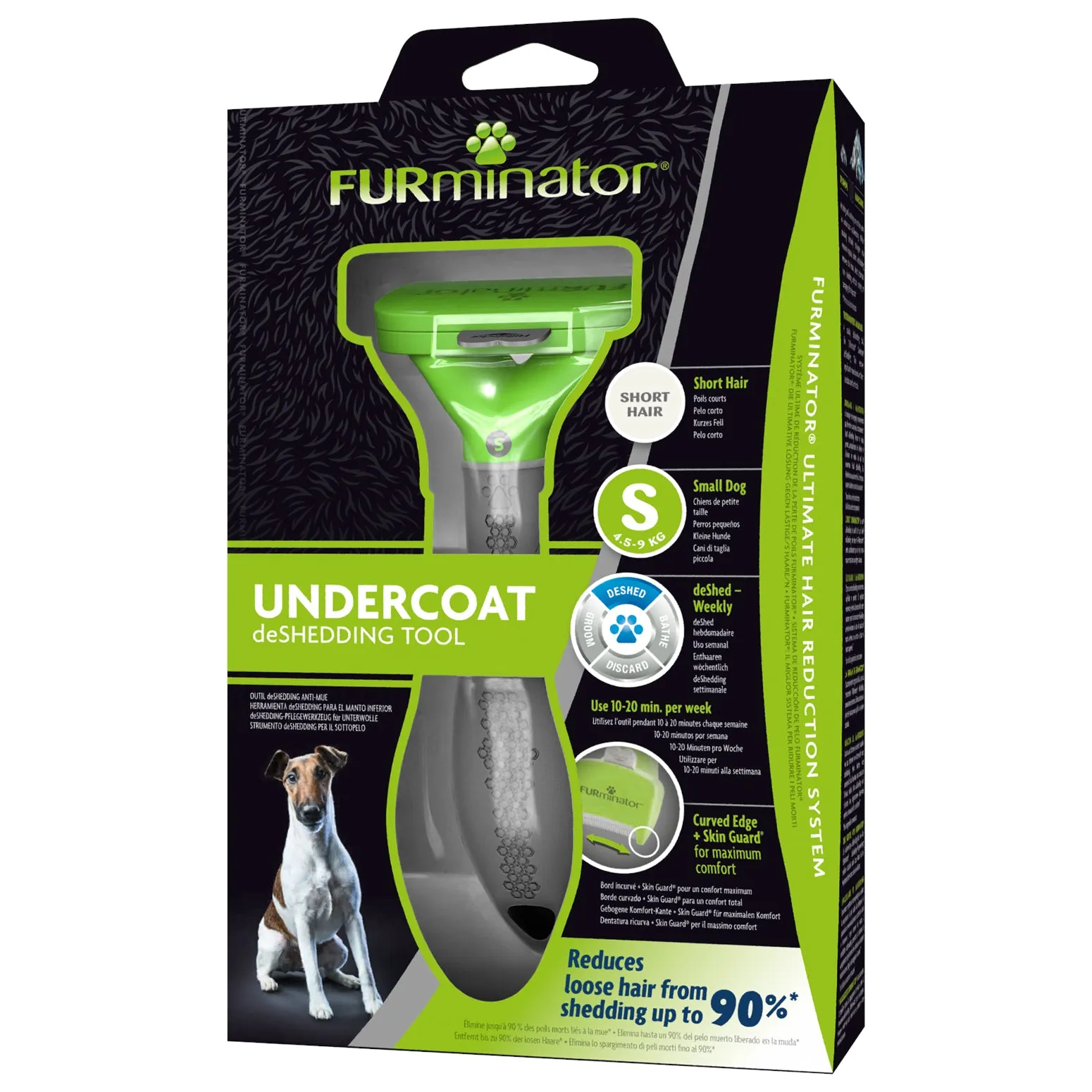 FURminator Undercoat deShedding Tools for Small Dogs