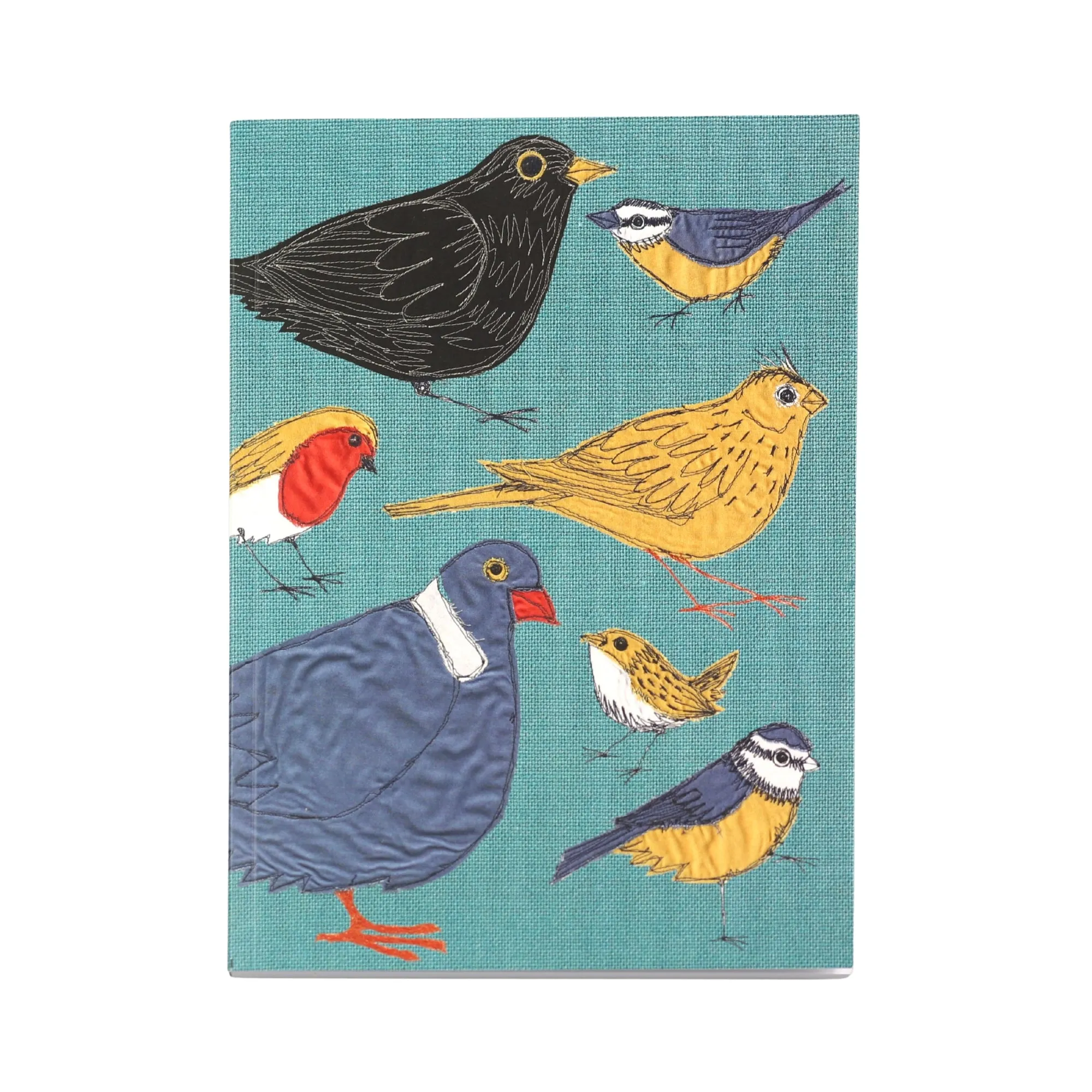 garden birds A5 notebook