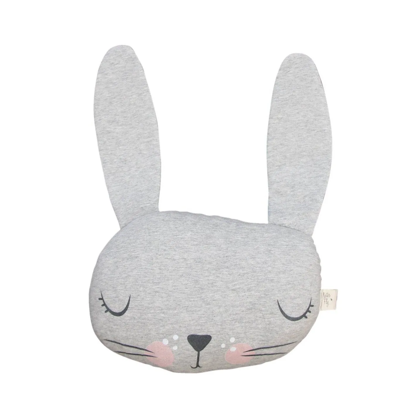 Grey Bun Bun Cushion