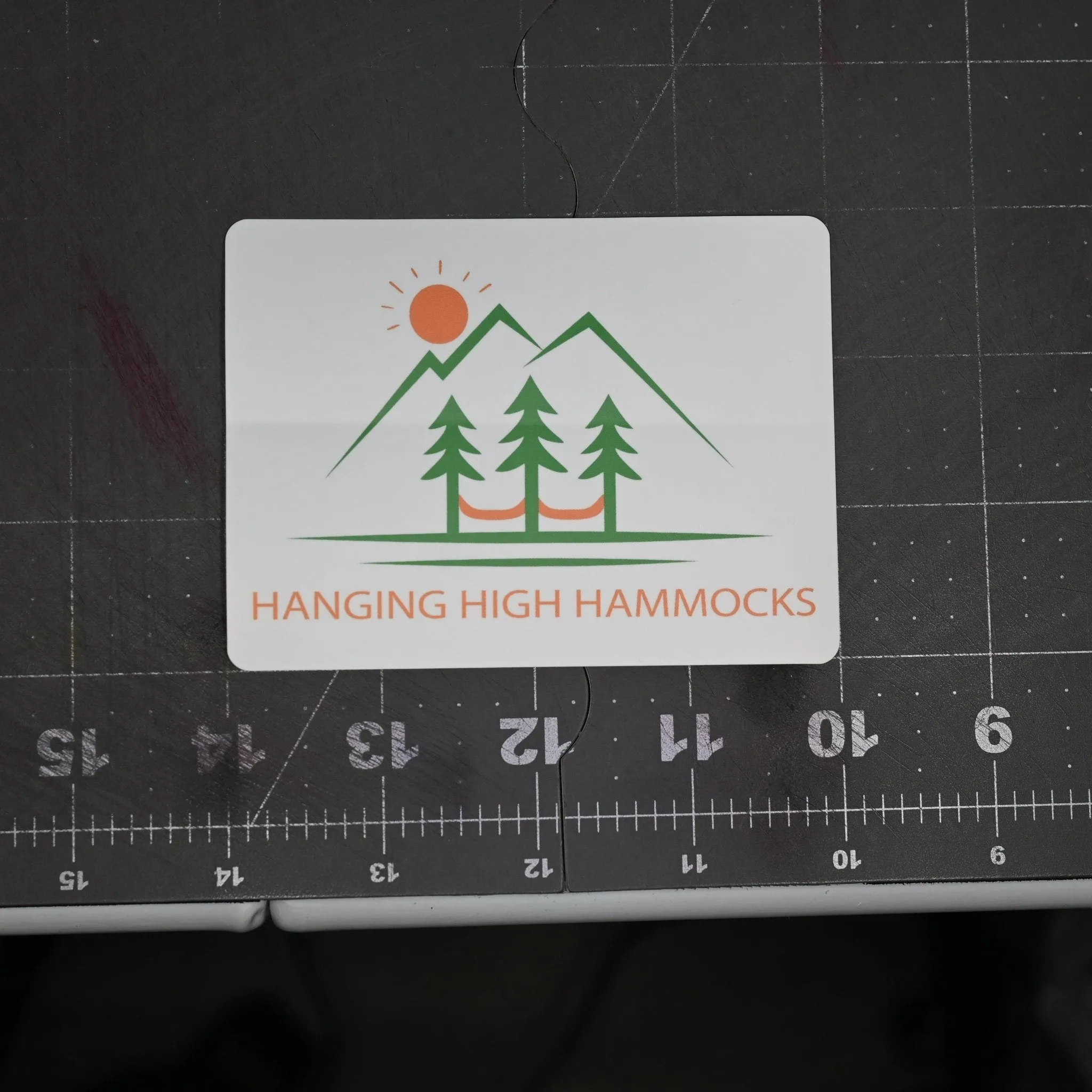 Hanging High Hammocks Sticker- Large and Small