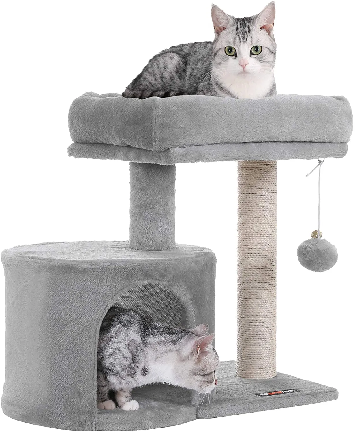 HELENA Cat Tree with Sisal-Covered Scratching Posts for Kitten