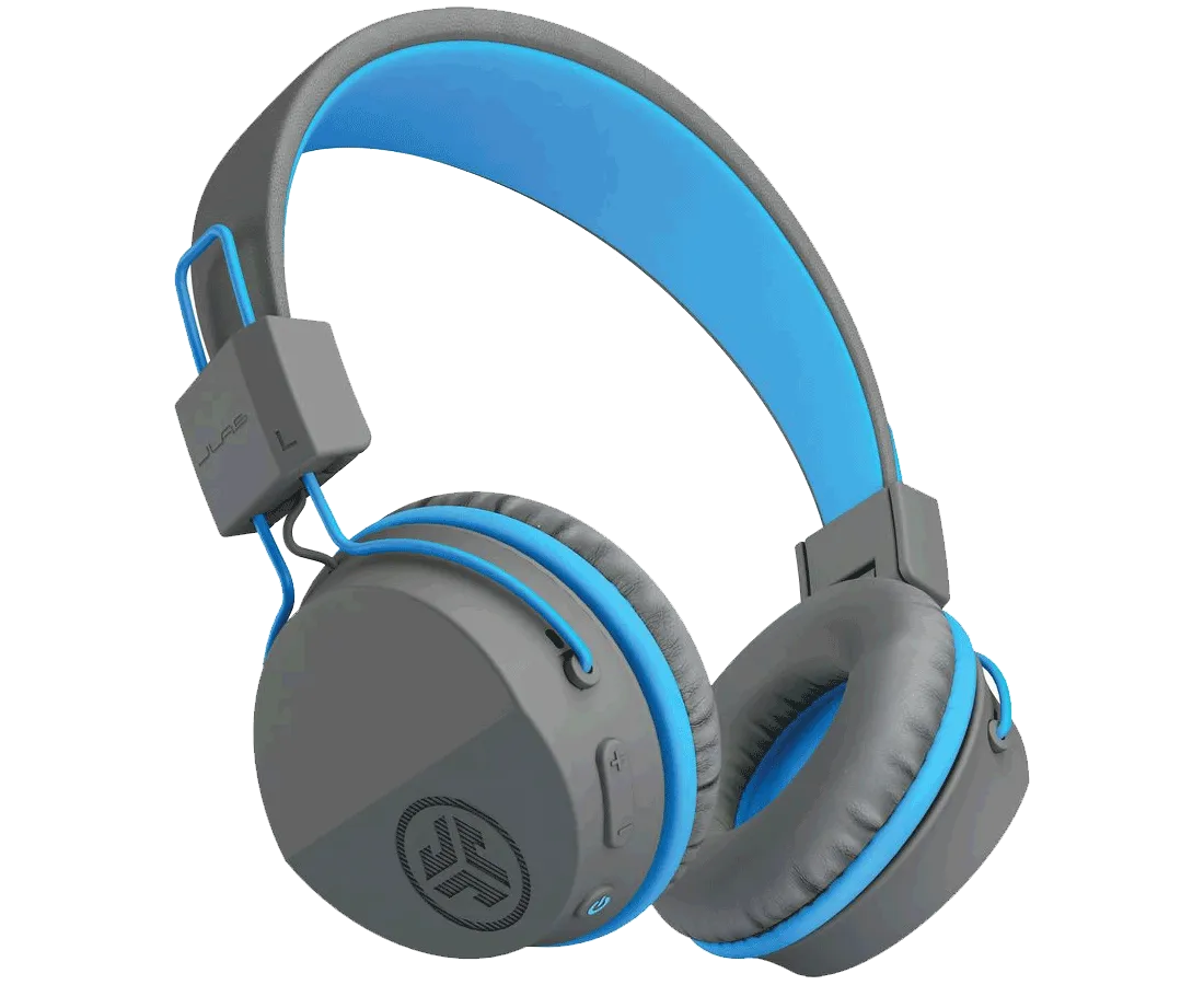 JLAB JBuddies Studio Wireless Headphones | Grey / Blue