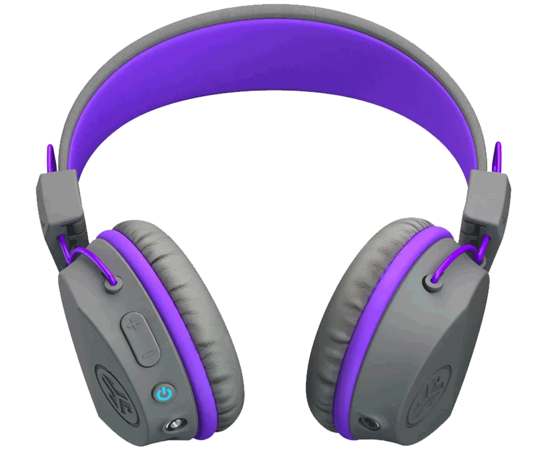 JLAB JBuddies Studio Wireless Headphones | Grey / Purple