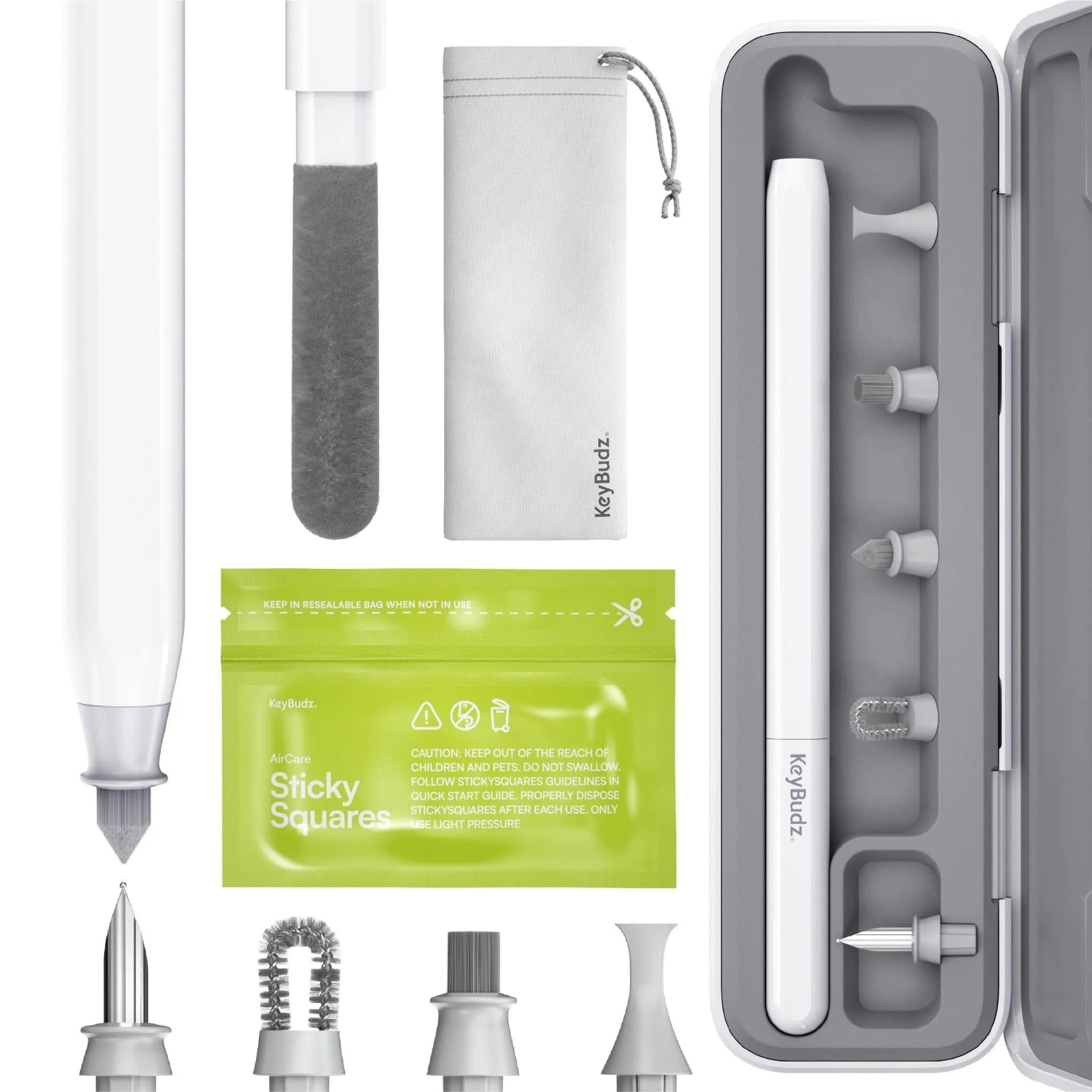 KeyBudz AirCare 2.0 Series Premium Cleaning Kit for AirPods and iPhones