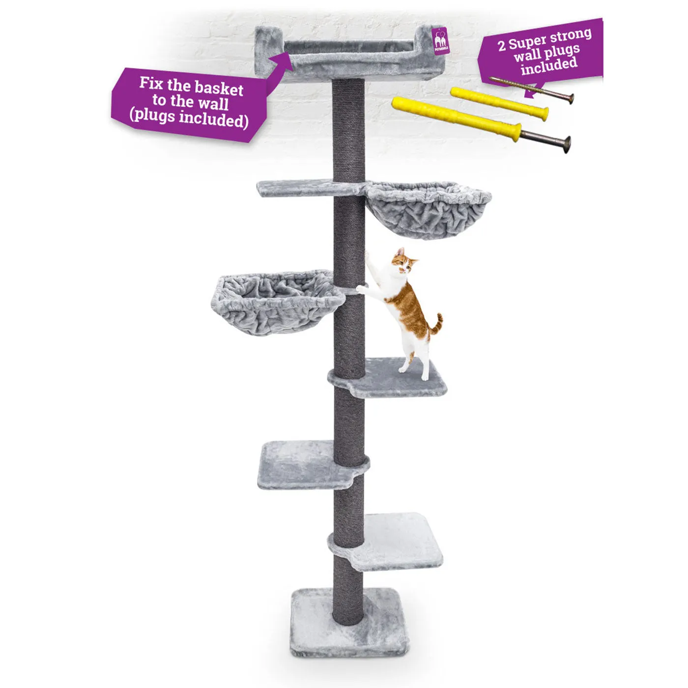 Kings & Queens Alexis 224cm Cat Tree