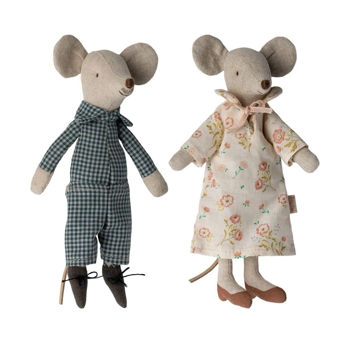 Maileg - Grandma & Grandpa mice in matchbox - pyjamas