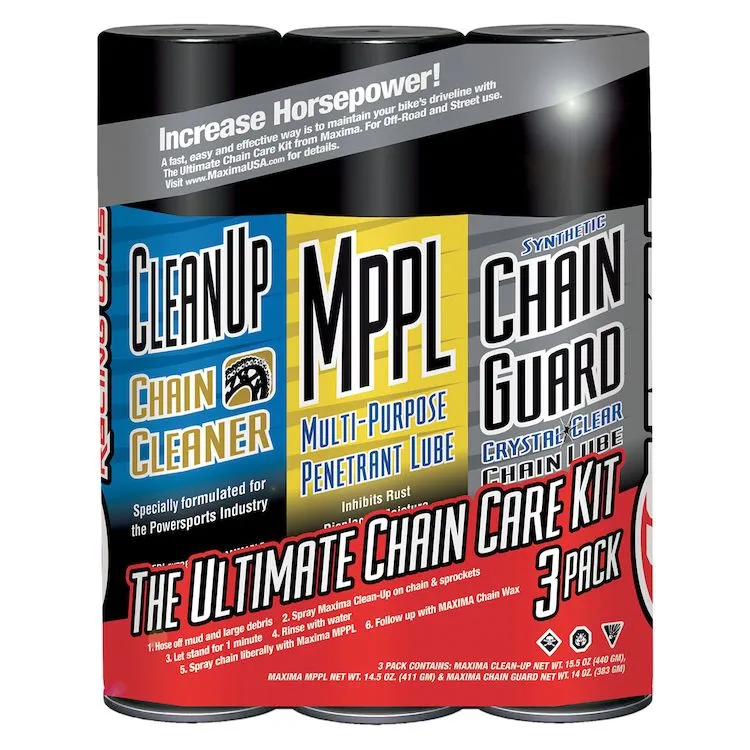 Maxima Ultimate Synthetic Chain Guard Care Kit