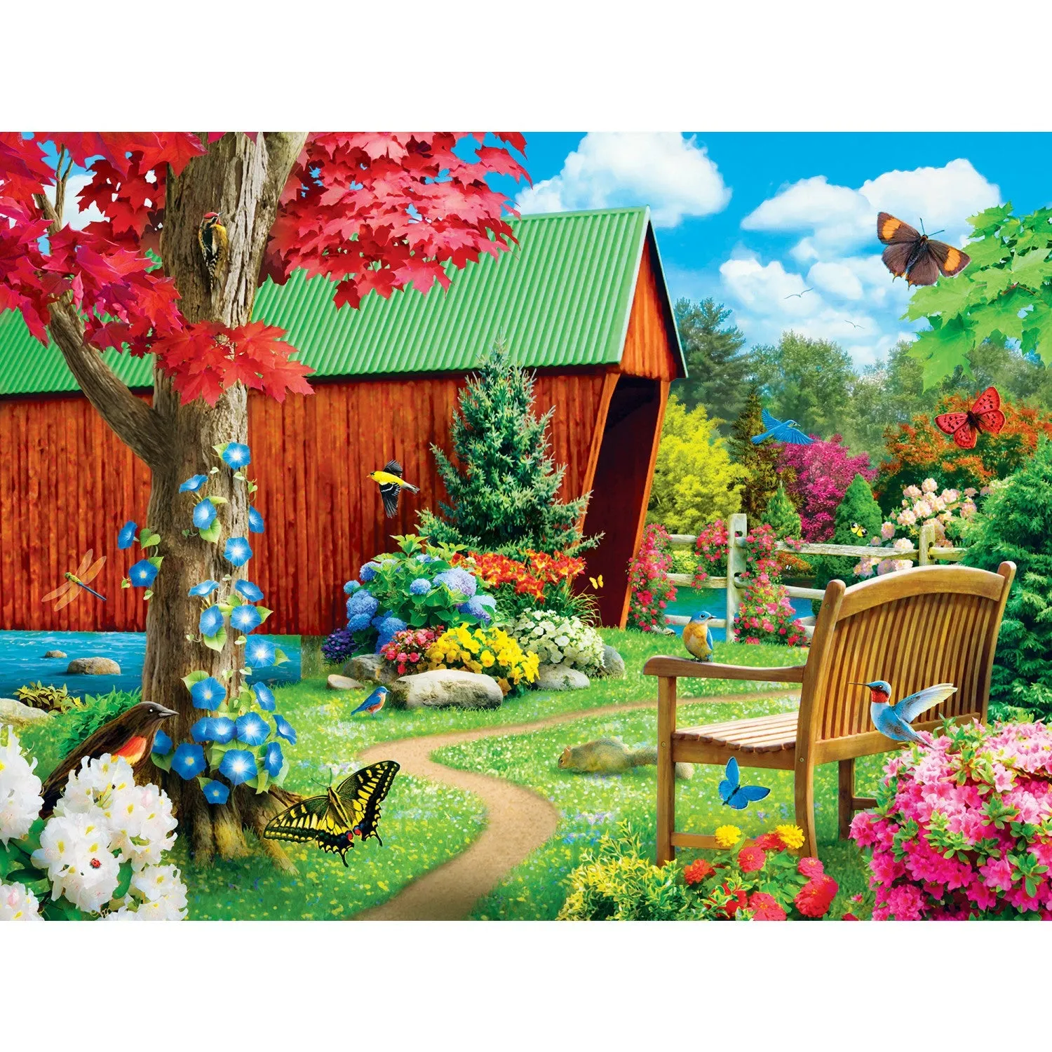 Memory Lane - Bridge of Hope 300 Piece EZ Grip Jigsaw Puzzle