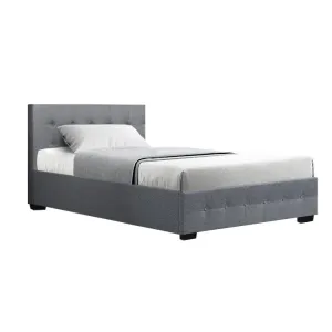 Mindil Storage King Single Bed Frame Grey