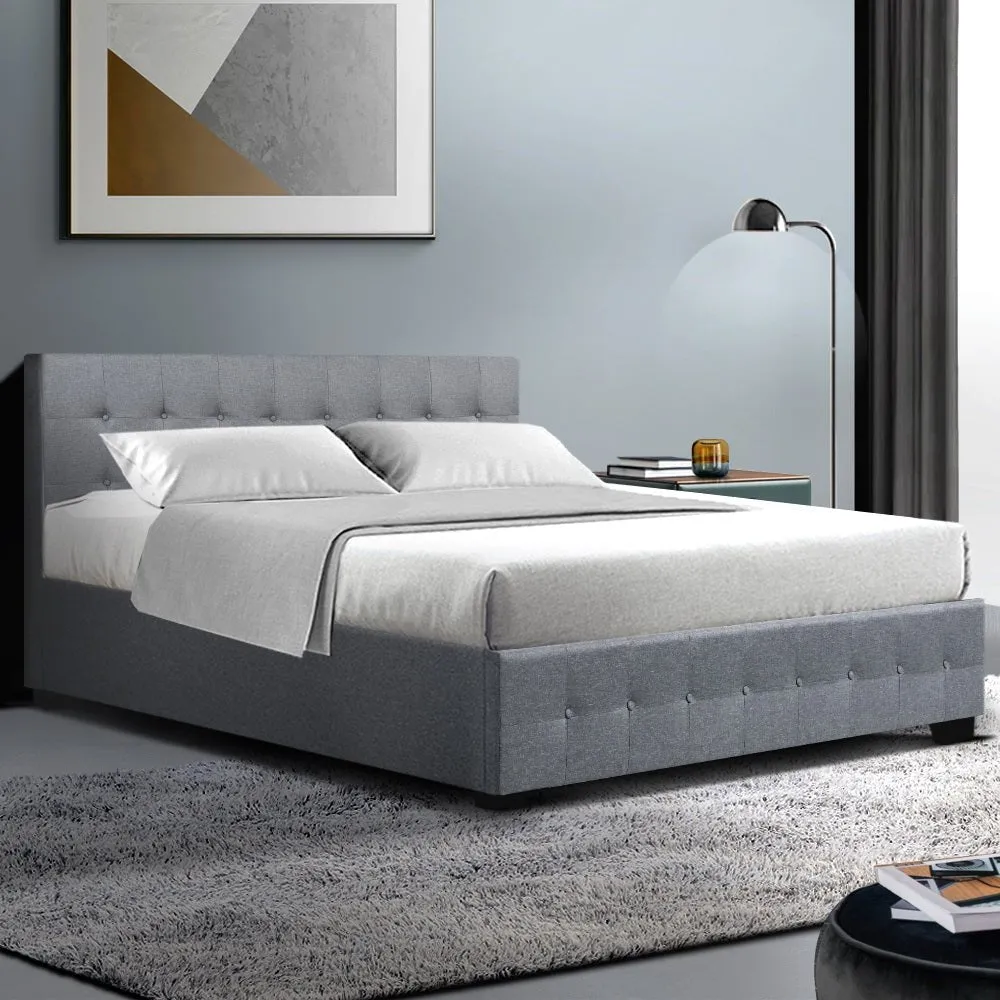 Mindil Storage Queen Bed Frame Grey