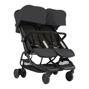 Mountain Buggy Nano Duo Double Stroller - Black