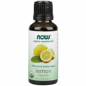 Organic Lemon Oil 1 OZ By Now Foods