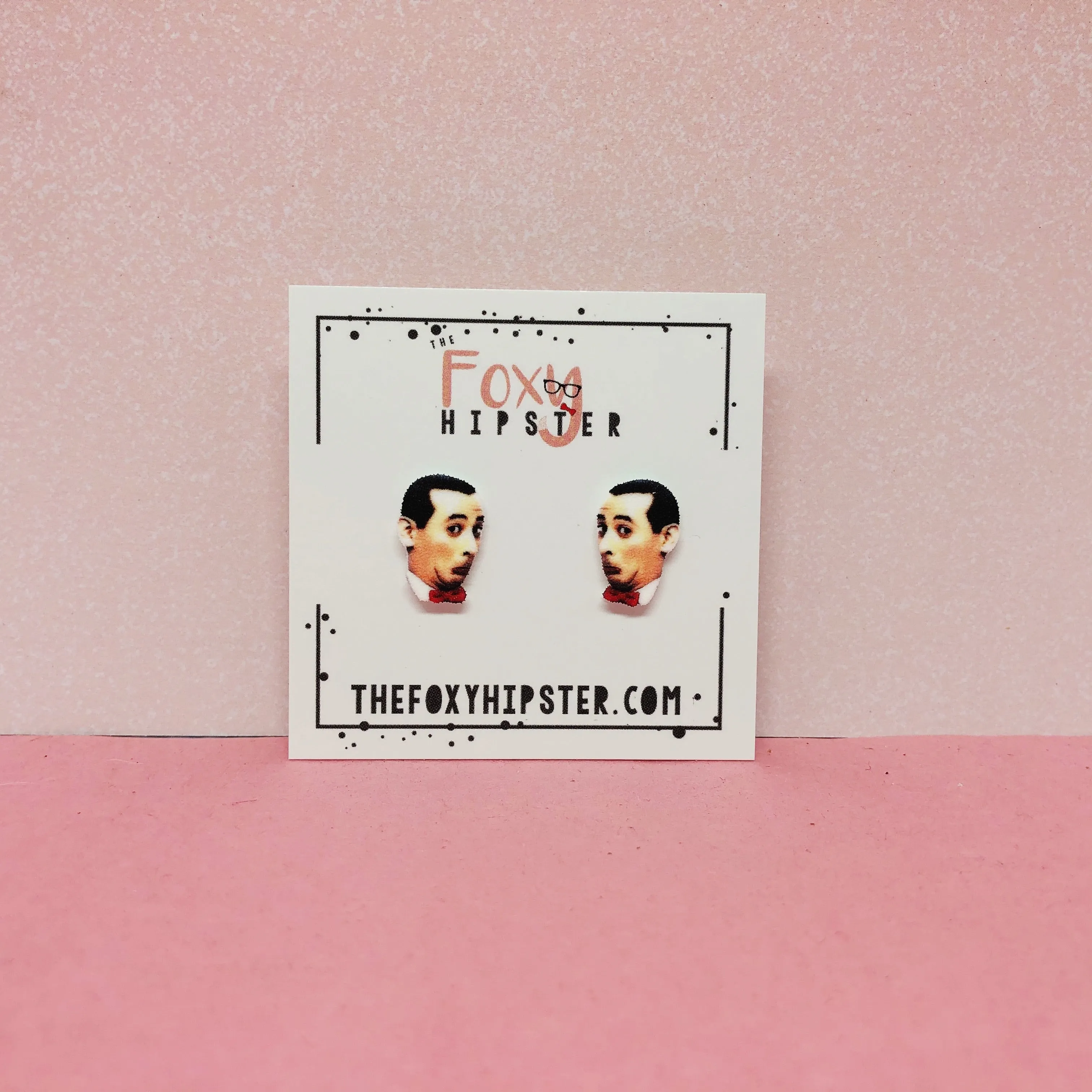 Pee Wee Herman Stud Earrings