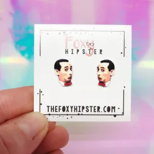 Pee Wee Herman Stud Earrings