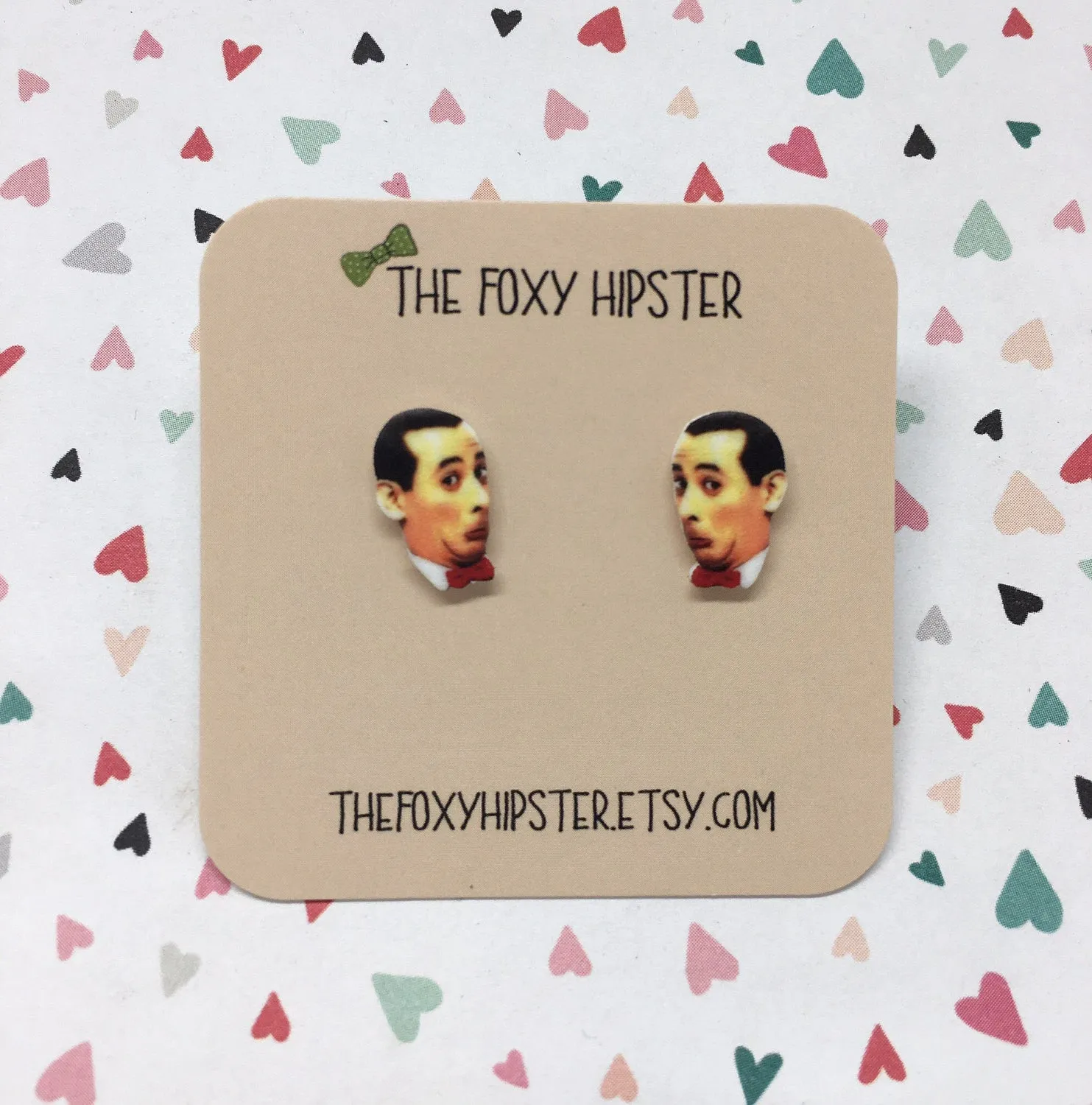 Pee Wee Herman Stud Earrings