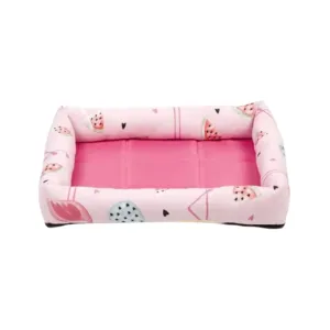 PetAffairs Sleep Cushion Summer Cartoon Print Pet Bed