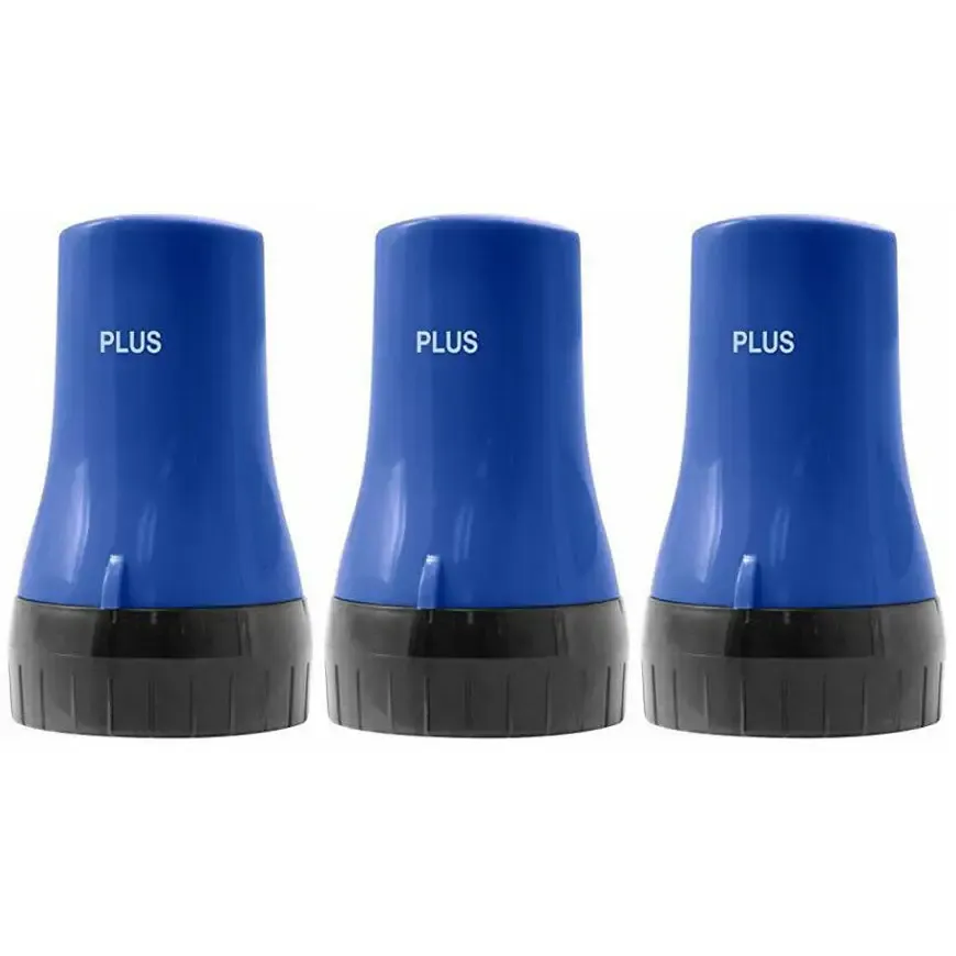 Plus Guard Your ID Roller for Identity Theft Prevention, 1.0" Pack of 3 (Blue)