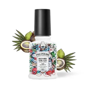 Poo~Pourri Ship Happens Toilet Spray in Coconut   Freesia   Citrus Scent | 2 oz. Mini Bathroom Air Freshener Deodorizer