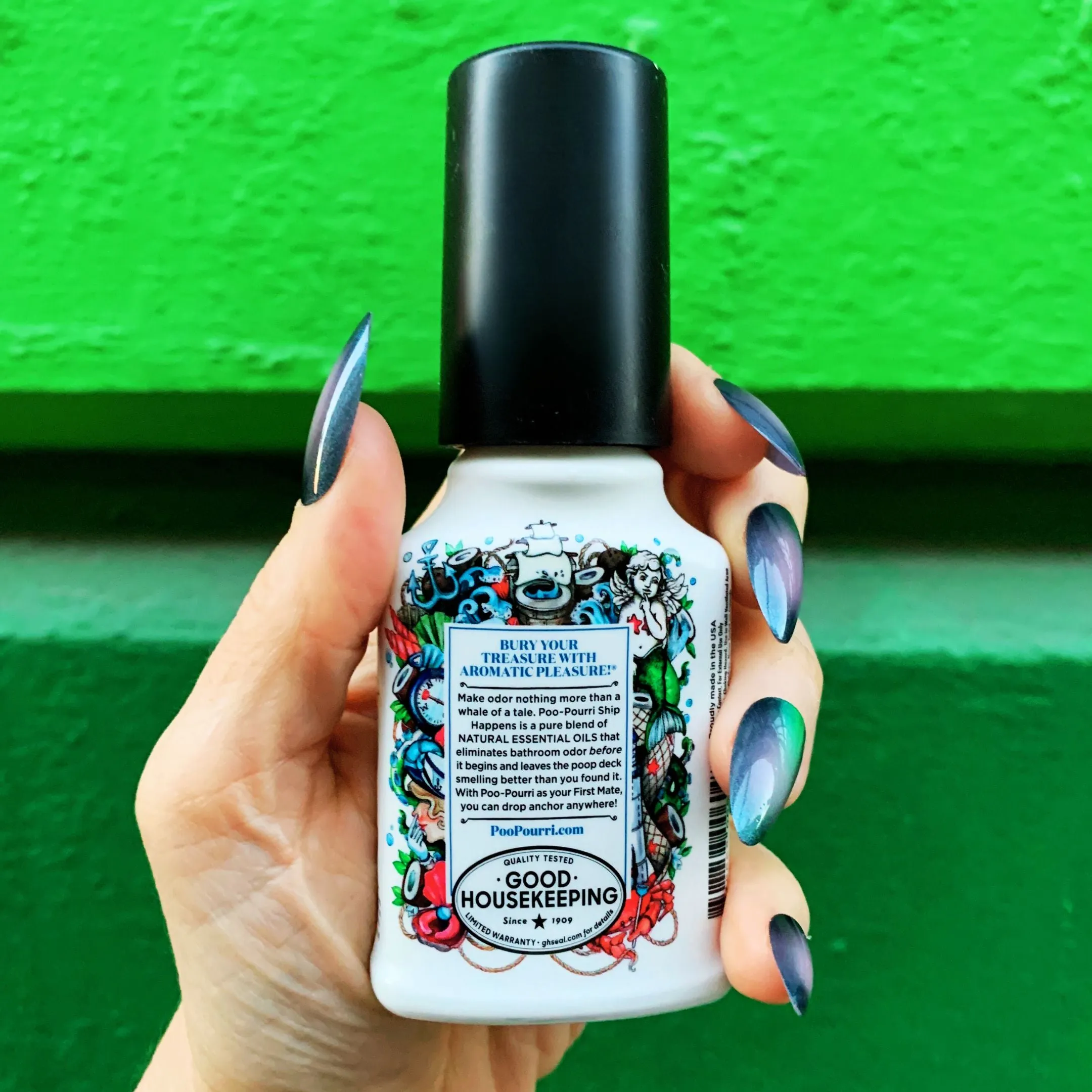 Poo~Pourri Ship Happens Toilet Spray in Coconut   Freesia   Citrus Scent | 2 oz. Mini Bathroom Air Freshener Deodorizer