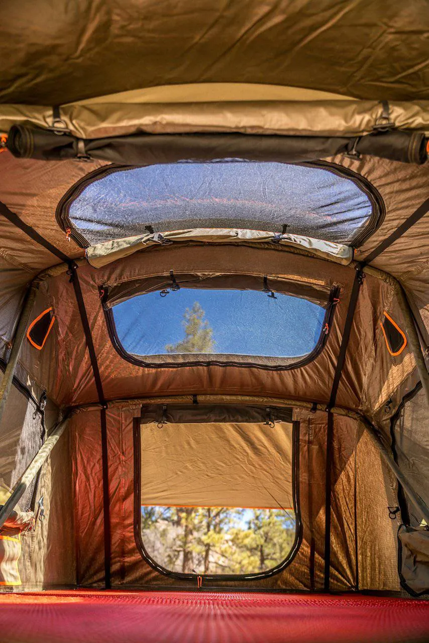 ROAM Adventure Co. Vagabond Rooftop Tent - Forest Green / Hyper Orange