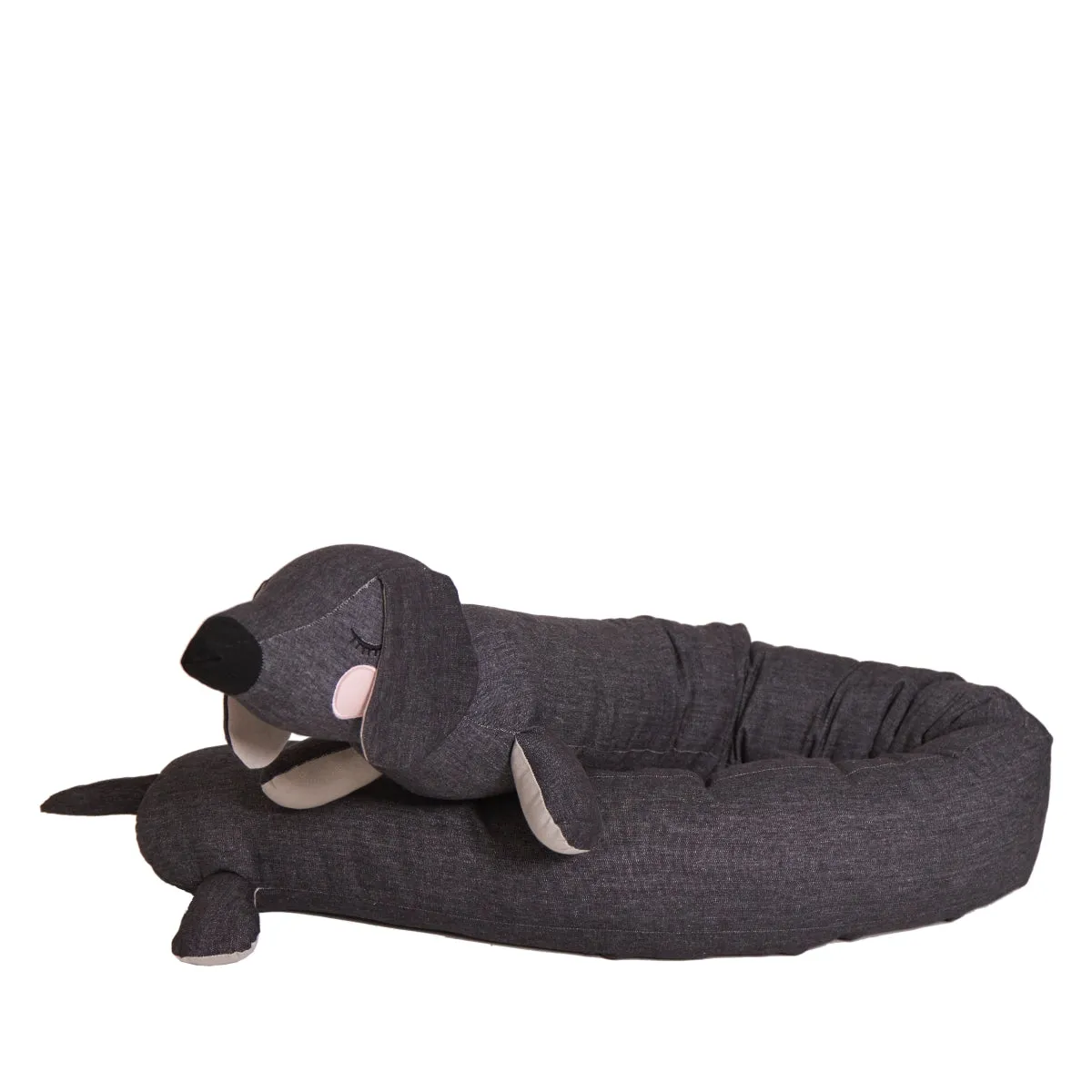 Roommate Lazy Long Dog Cushion - Anthracite