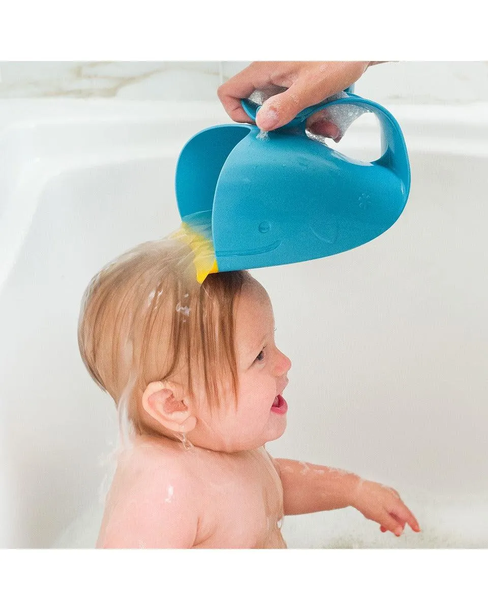 Skip Hop Moby Waterfall Bath Rinser Blue - Bath Accessory For Ages 0-3 Years