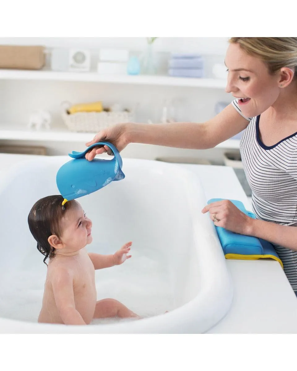 Skip Hop Moby Waterfall Bath Rinser Blue - Bath Accessory For Ages 0-3 Years