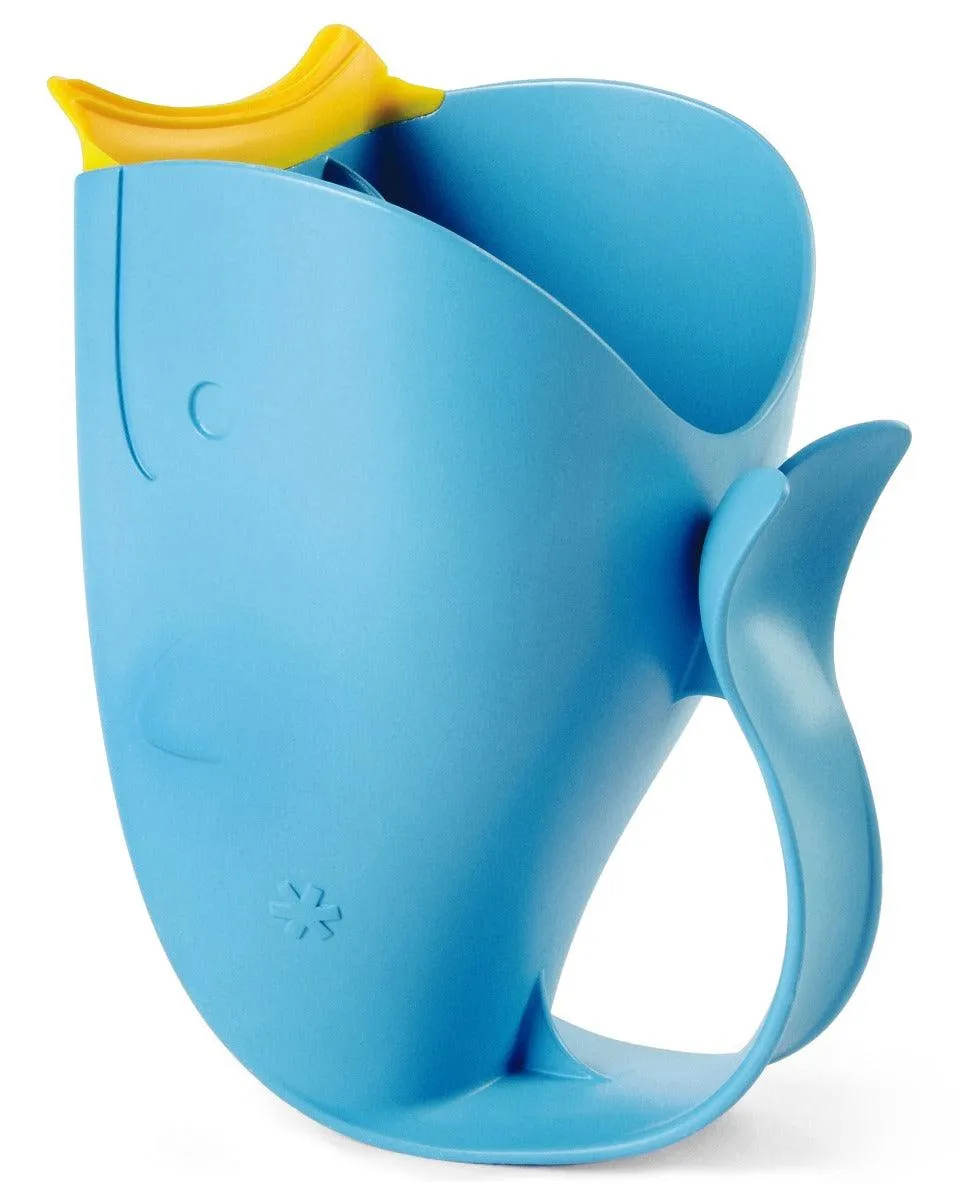 Skip Hop Moby Waterfall Bath Rinser Blue - Bath Accessory For Ages 0-3 Years