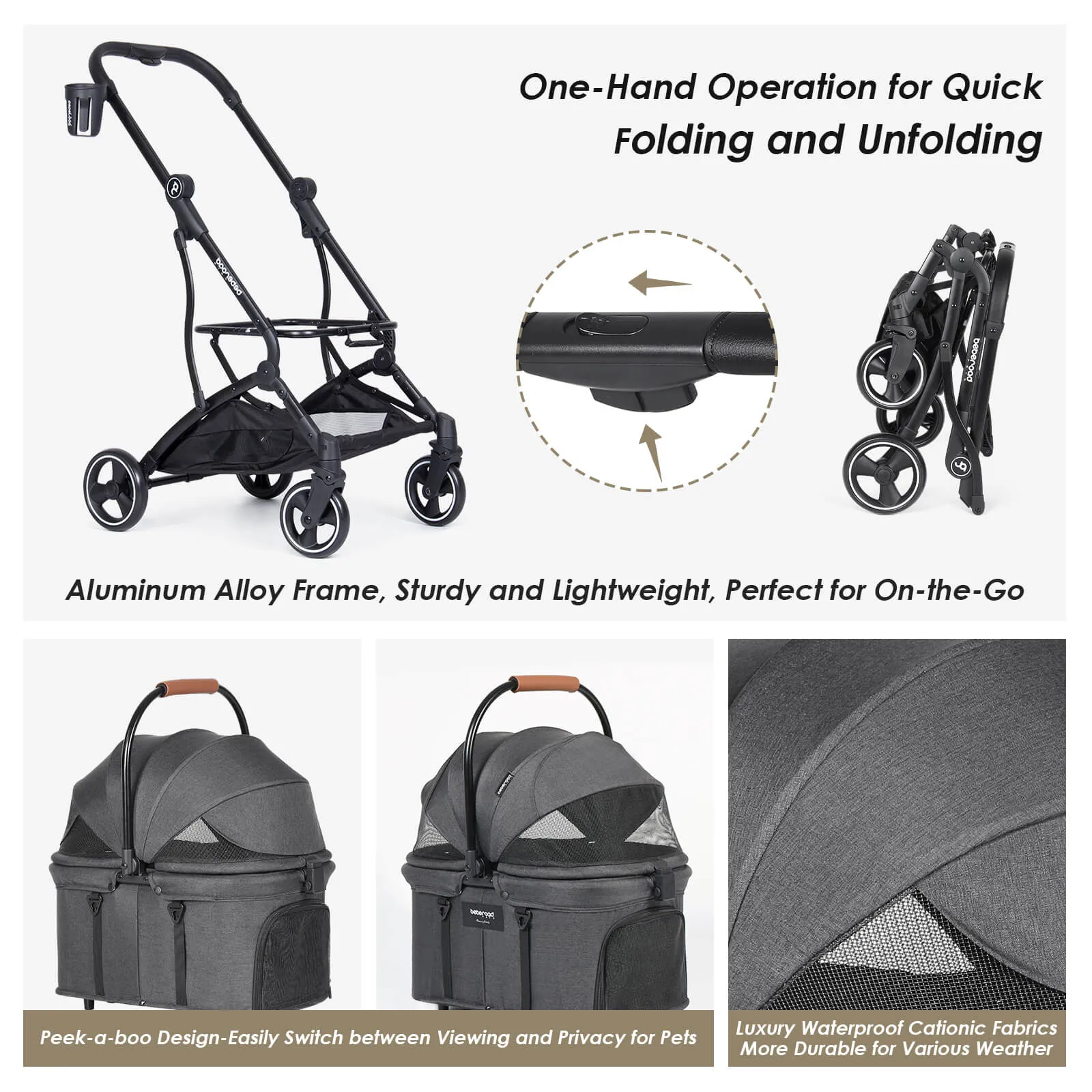 T3 3-in-1 Pet Stroller