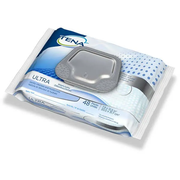 TENA Rinse-Free Ultra Washcloths