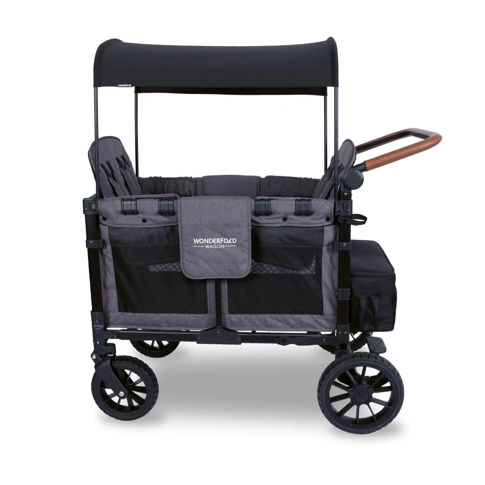 W4 Luxe Quad Stroller Wagon - Charcoal Grey